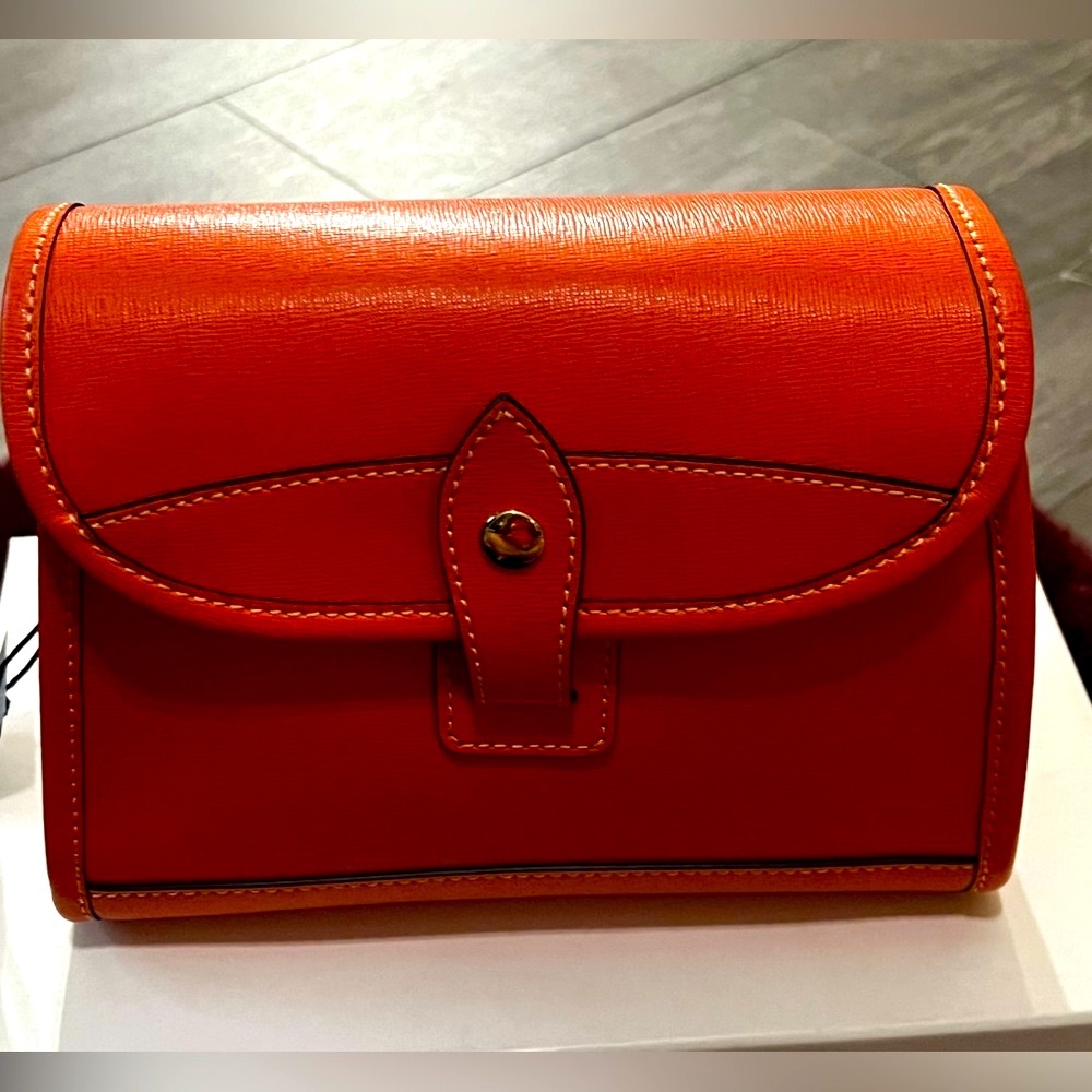 Dooney and Bourke Saffiano Leather Flap Crossbody
